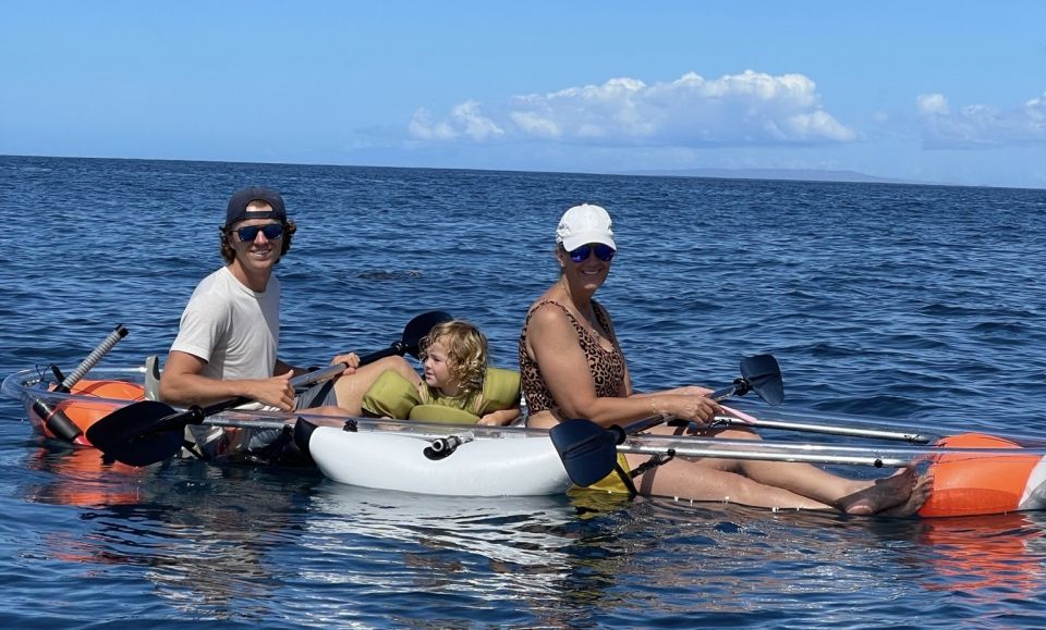 Clear Bottom Glassy Kayak Rental | Safe and Stable Kayaks - Inclusions