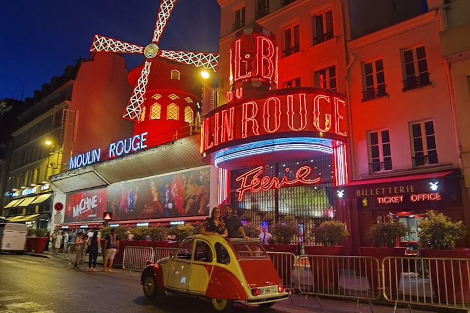 Paris: City Sightseeing Tour at Night in Vintage Car - Highlights