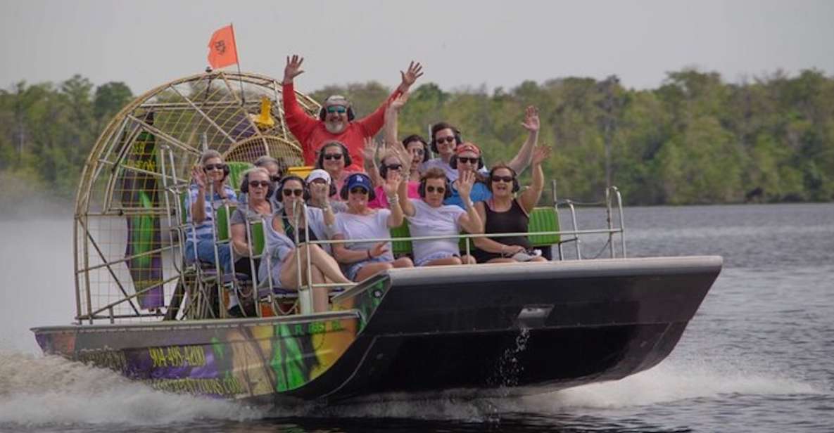 St. Augustine: St. Johns River Airboat Safari With a Guide - Inclusions