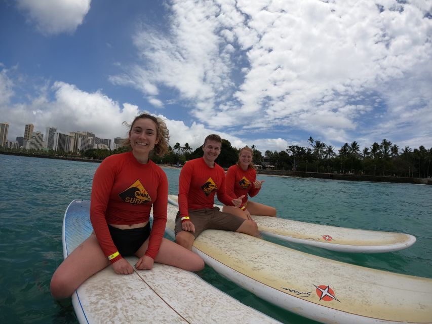 Surfing Lesson in Waikiki, 3 or More Students, 13yo or Older - Key Points