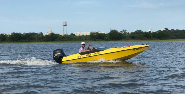 Charleston Harbor 2-Hour Speedboat Adventure