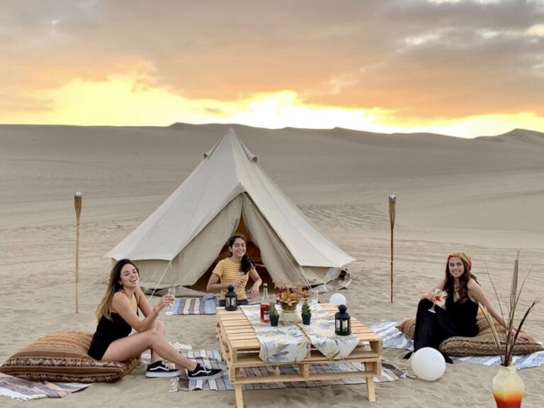 From Ica or Huacachina: Glamping in the Ica Desert 2D/1N