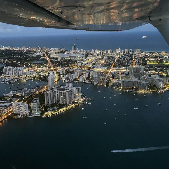 Miami: Romantic 1-Hour Private Flight Tour With Champagne - Tour Details