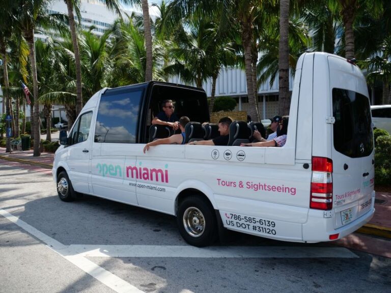 Miami Sightseeing Tour in a Convertible Bus