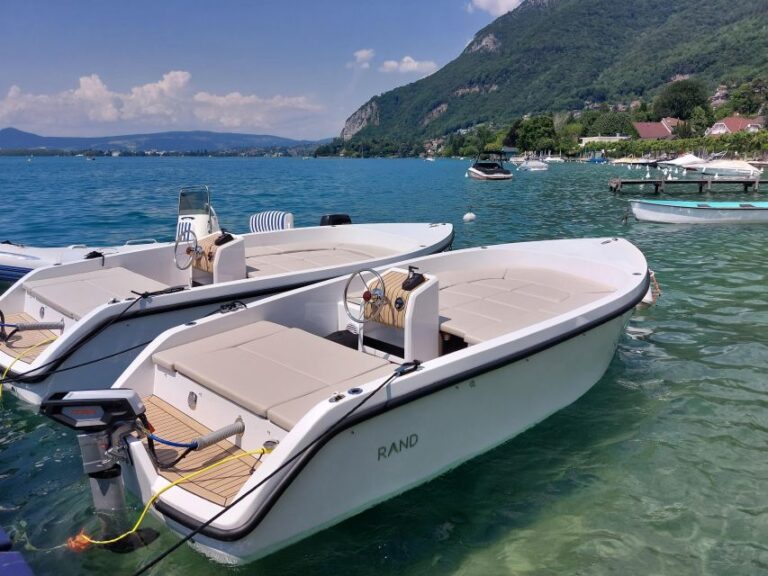 Veyrier-du-Lac: Electric Boat Rental Without License