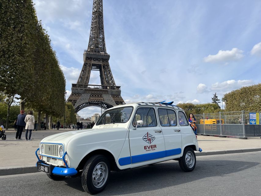 Paris: Private Sightseeing Tour in Renault 4L Electric 2h - Itinerary