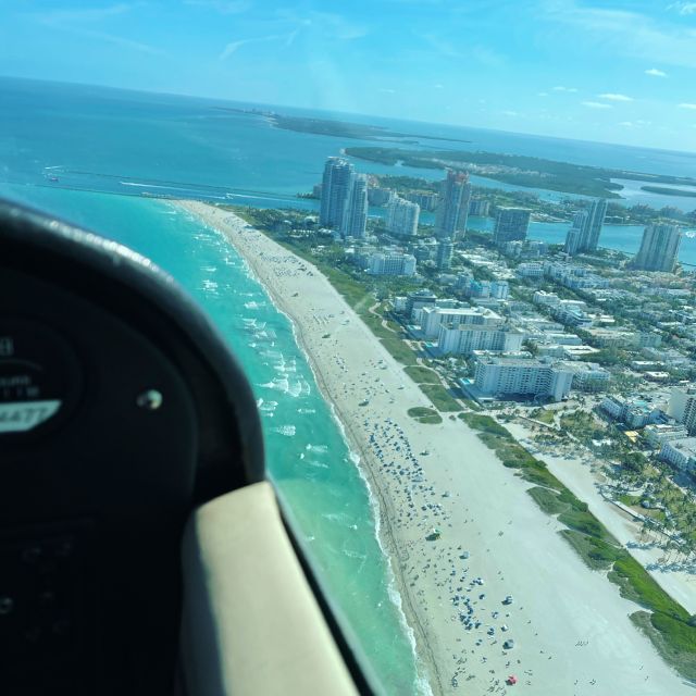 Miami: Romantic 1-Hour Private Flight Tour With Champagne - Experience Description