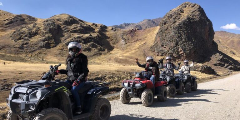 From Cusco: Private Tour in Atvs – Rainbow Mountain