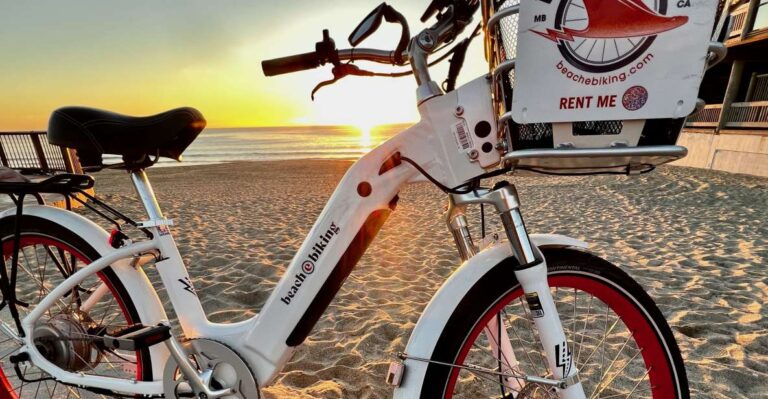 Los Angeles: Beach E-Bike Ride to Santa Monica and Back!