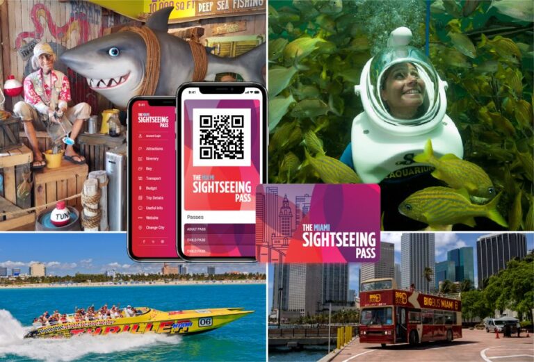 Miami/Fort Lauderdale: Sightseeing Pass for 35+ Attractions