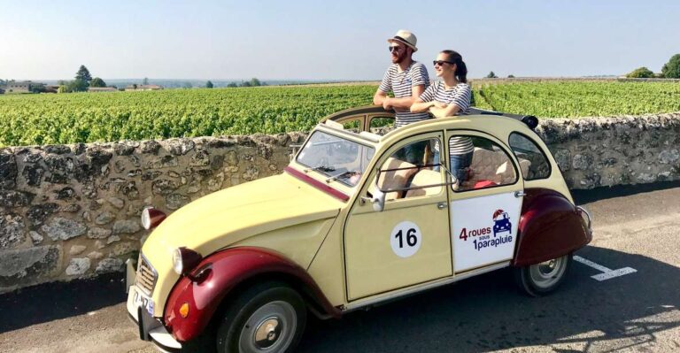 Pessac-Léognan : Citroën 2CV Private Half-Day Wine Tour