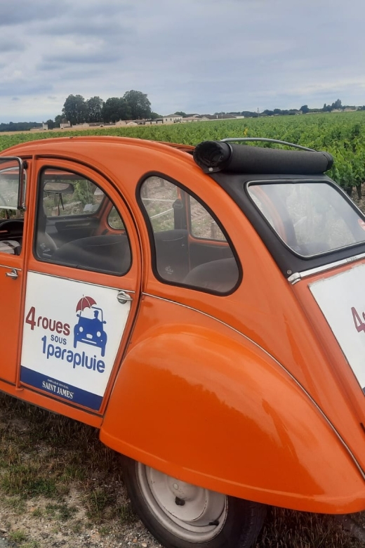 Pessac-Léognan : Citroën 2CV Private Half-Day Wine Tour - Language Options and Pickup Locations