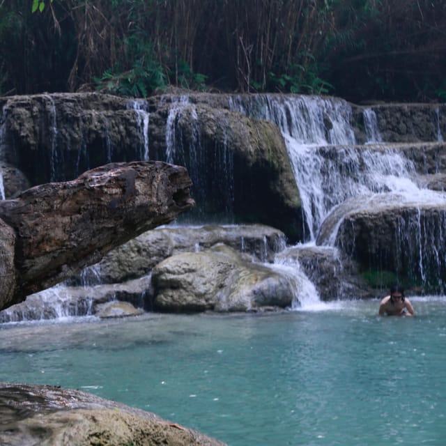 Luang Prabang Elepphant Keeper Bathe Option Kuangsi Tour - Itinerary and Tour Stops