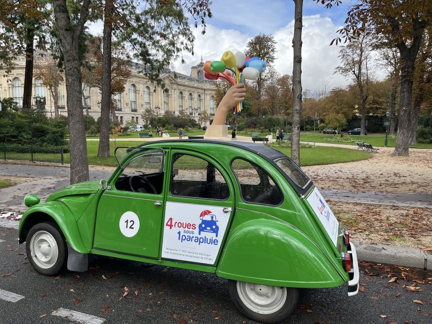 Paris: Private Sightseeing Tour in Citroën 2CV - Availability and Cancellation Policy