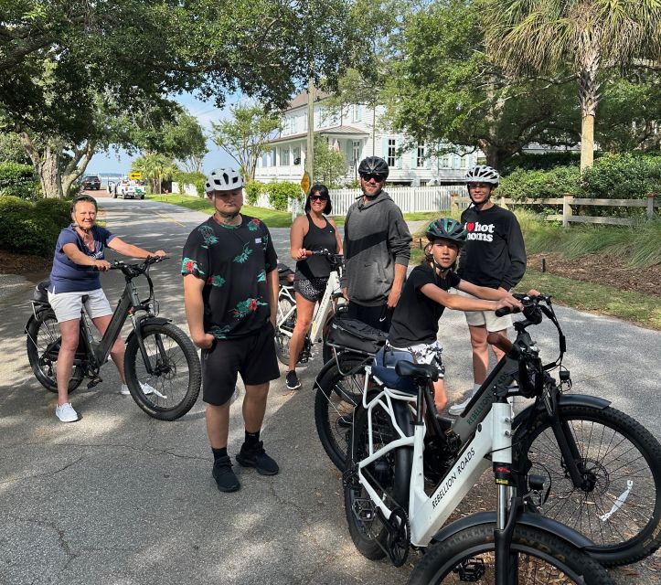 Charleston: Film & OBX Locations E-Bike Tour - Common questions