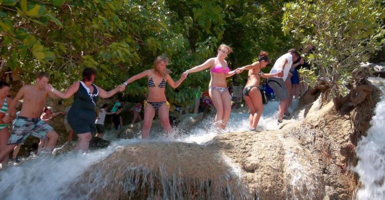 Jamaica: Dunns River Falls, 9 Mile and Optional Lagoon Tour