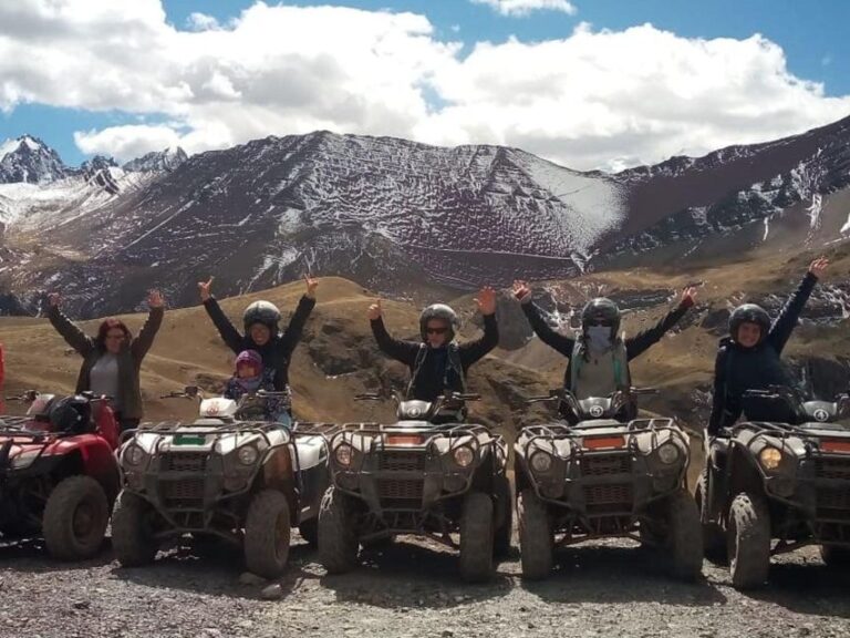 Private Service || Visit Rainbow Mountain on ATVs + Lunch