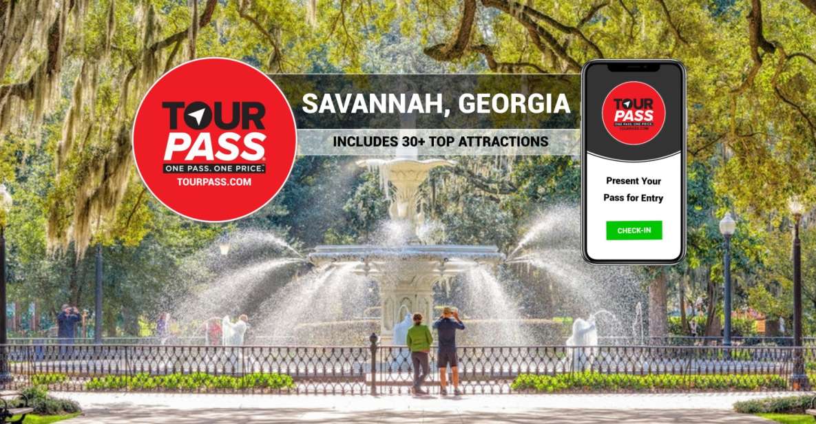 Savannah: Full Admission Tour Pass for 30+ Tours