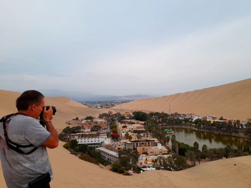 From Lima: Ballestas Islands, Huacachina Oasis and Vineyards - Unveiling the Nazca Lines Replica