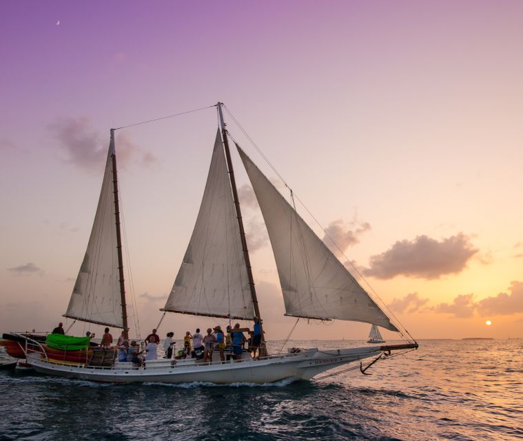 Key West Wind and Wine Sunset Sail Aboard Classic Schooner - Food, Drinks, and Gratuities