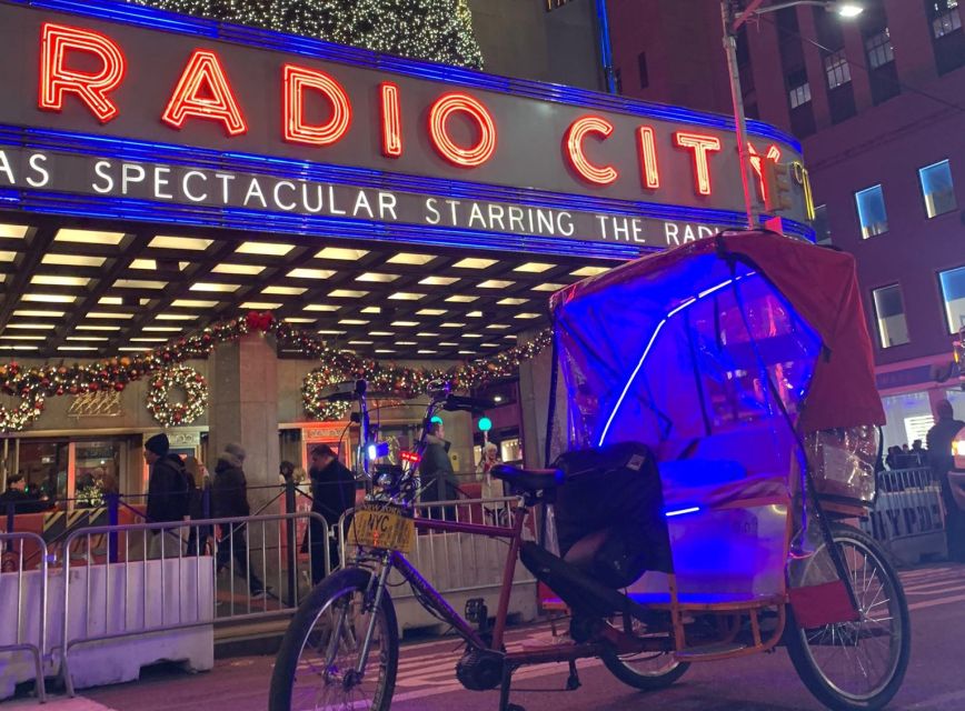 New York City: Guided Christmas Lights Private Pedicab Tour - Important Information