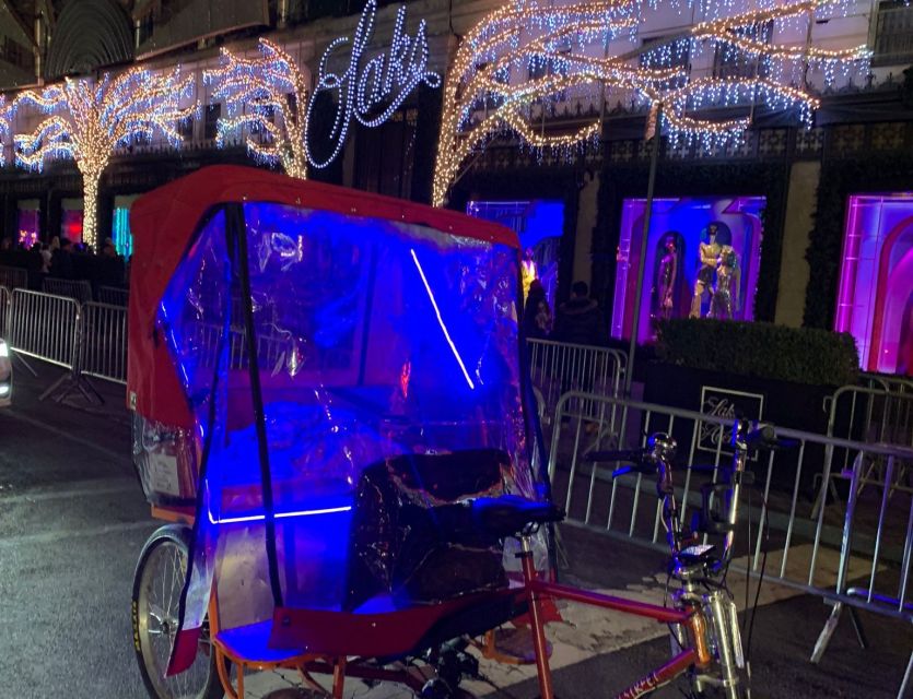 New York City: Guided Christmas Lights Private Pedicab Tour - Key Points