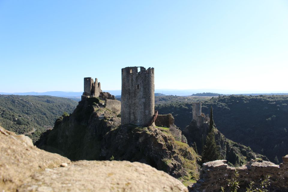 From Carcassonne:Lastours Castles & Carcassonne Guided Tour