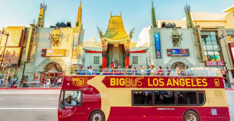 Los Angeles: Big Bus Hop-on Hop-off Sightseeing Tour