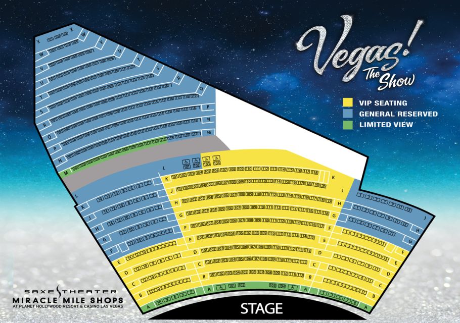 Las Vegas: Vegas! The Show Entry Ticket - Show Duration and Accessibility