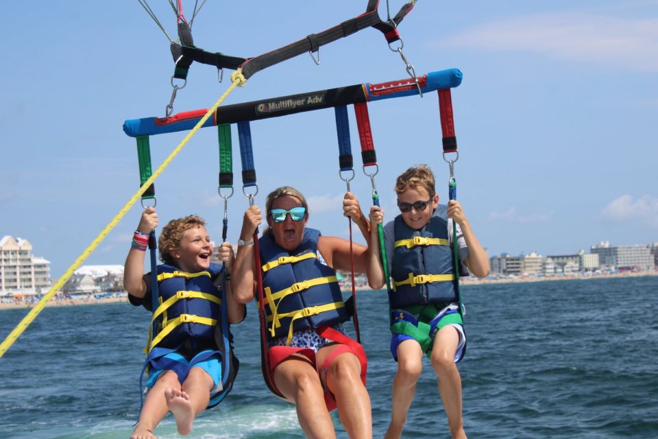 Ocean City, MD: Ocean Parasailing Adventure - Inclusions and Exclusions