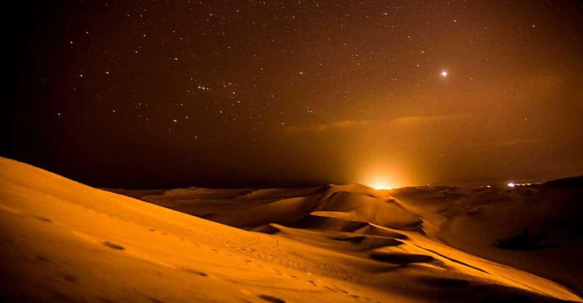 Exploring Night Magic: From Ica to the Huacachina Desert - Dinner and Stargazing Under the Desert Sky