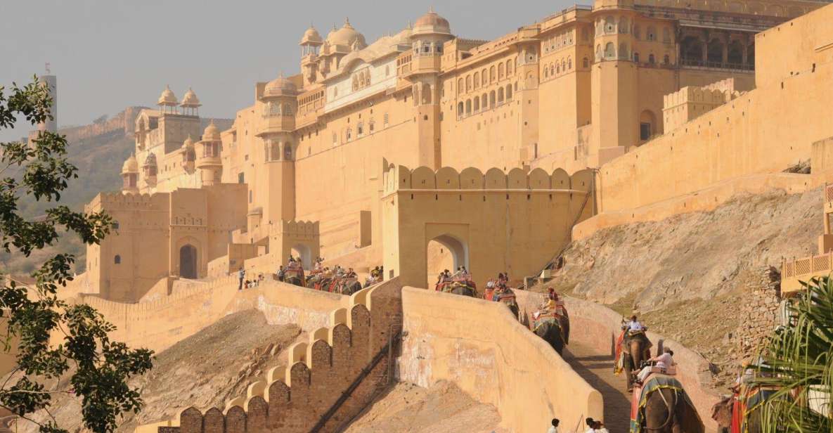 Jaipur Overnight Tour 1N 2D/By Car Amir Fort/Elephant Rides - Key Points