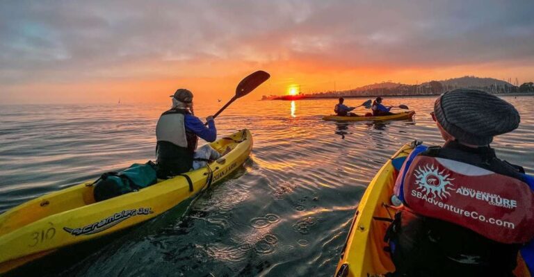 Santa Barbara: Sunset Kayak Tour