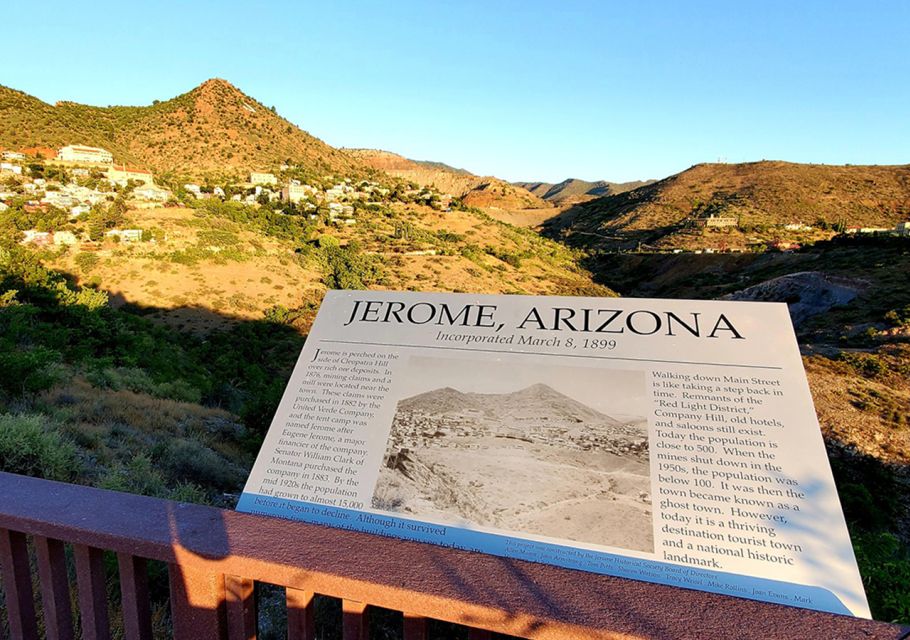 From Sedona: Jerome and Tuzigoot National Monument Day Trip - Activity Description