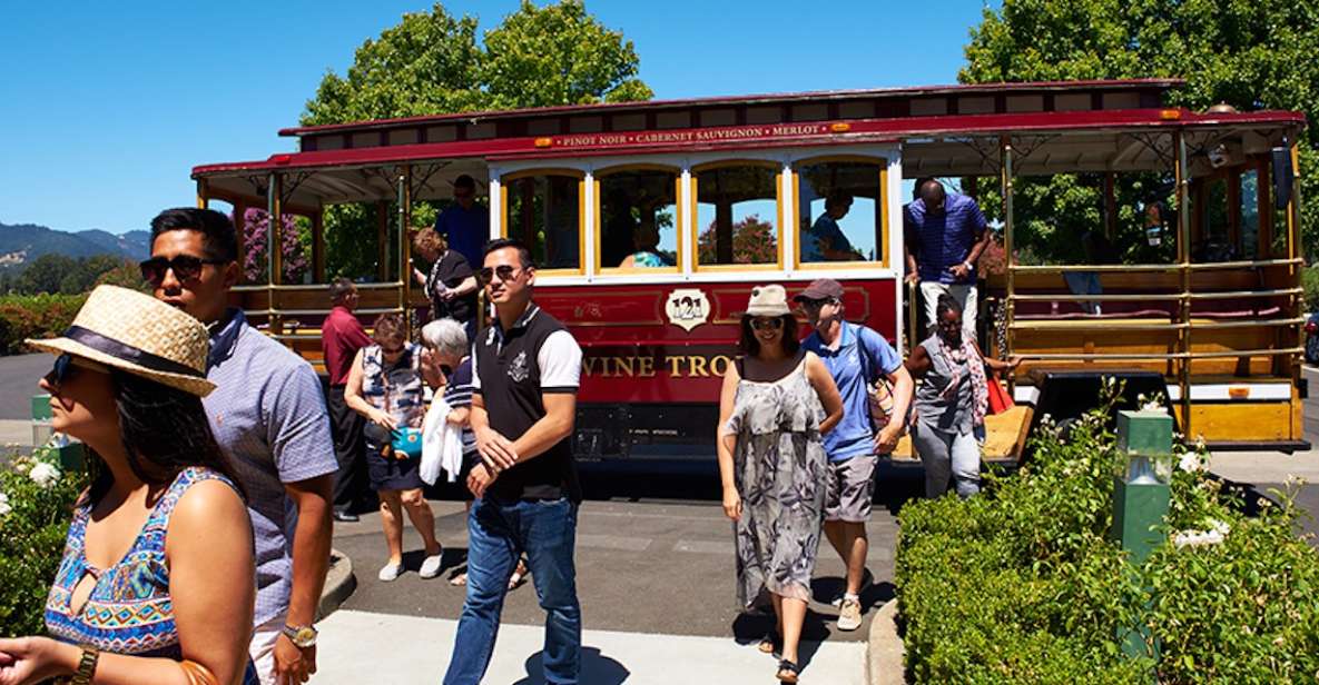 Sonoma Valley: Wine Trolley Tasting Tour With Lunch - Language and Highlights