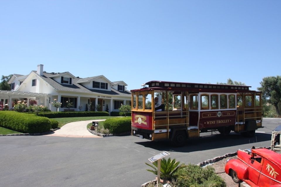 Sonoma Valley: Wine Trolley Tasting Tour With Lunch - Sum Up