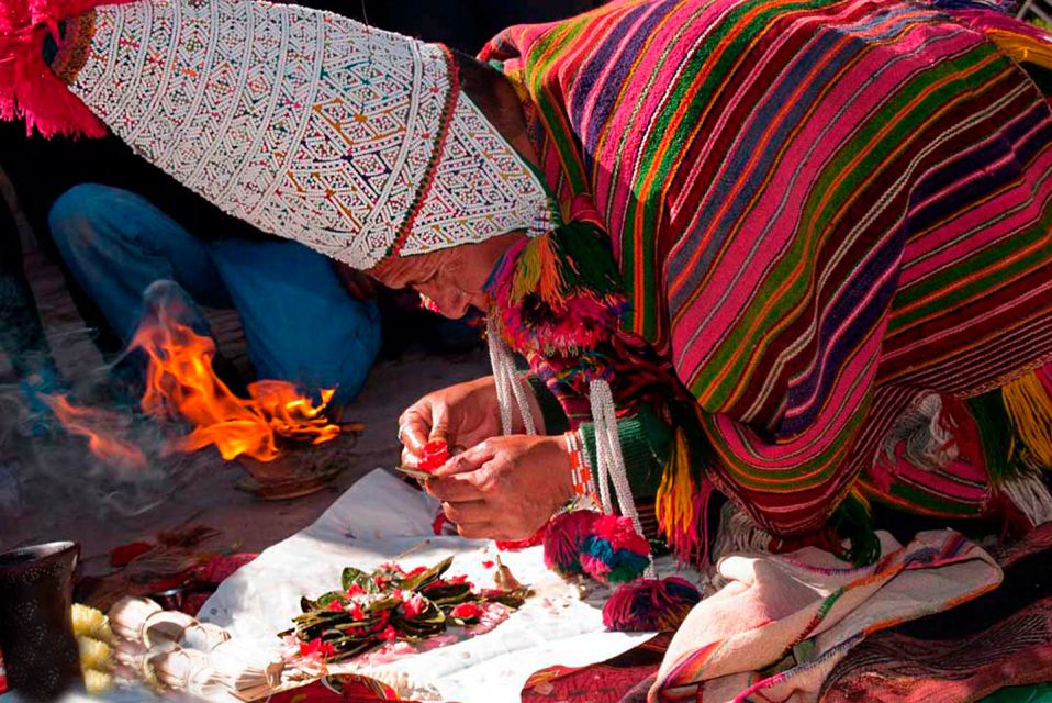 Live a New Experience Fire Ceremony at Huayllarcocha Lagoon - Highlights