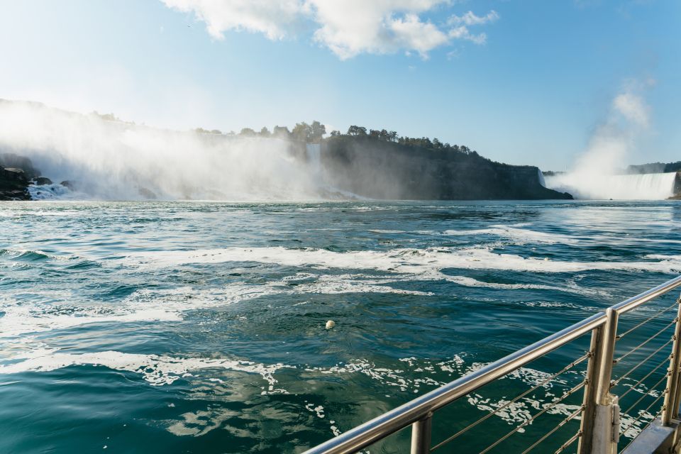 Niagara Falls, Canada: First Boat Cruise & Behind Falls Tour - Tour Itinerary