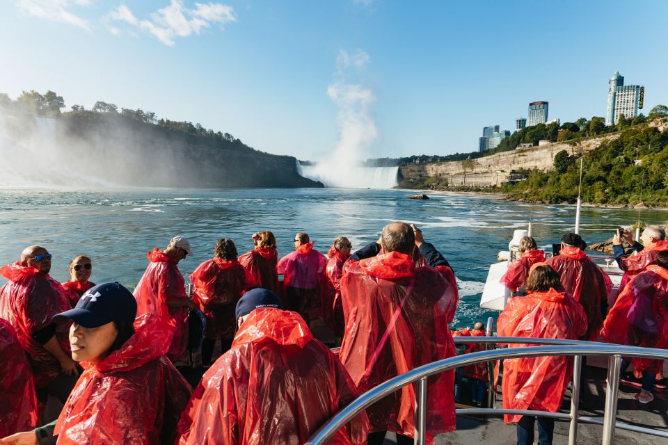 Niagara Falls, Canada: First Boat Cruise & Behind Falls Tour - Common questions