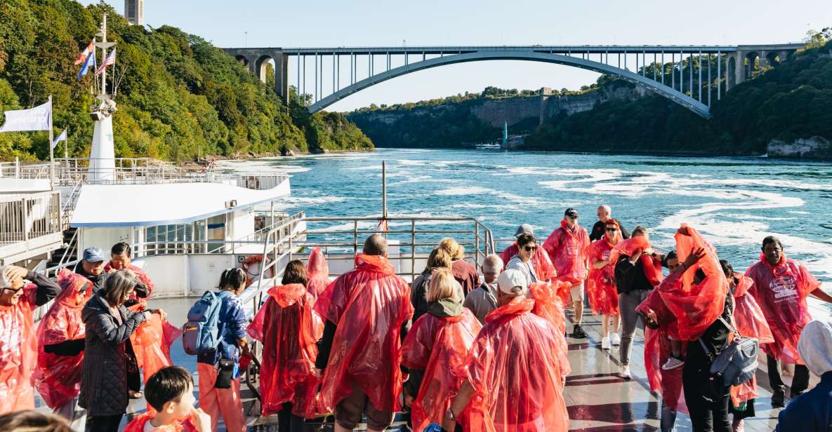 Niagara Falls, Canada: First Boat Cruise & Behind Falls Tour - Key Points