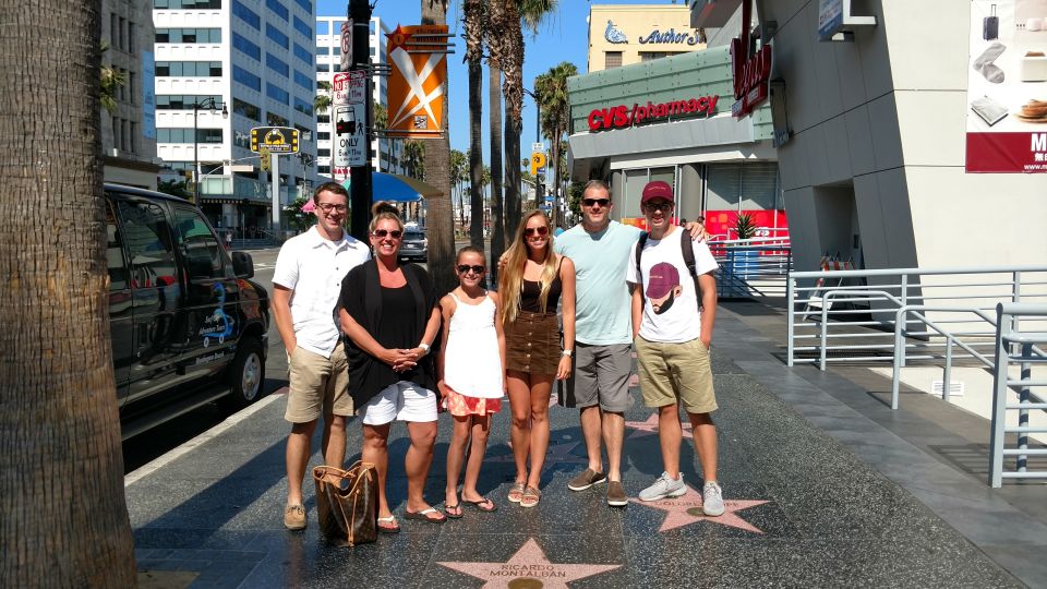 From Orange County: Hollywood and Beverly Hills Van Tour - Tour Itinerary