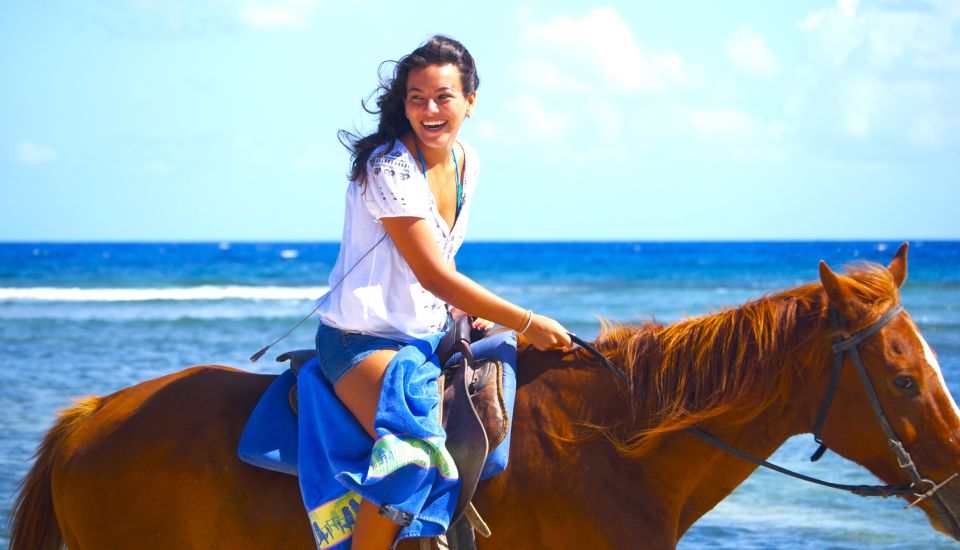 From Montego Bay: Irie Blue Hole, Horseback Ride & Swim Tour - Tour Pricing and Duration