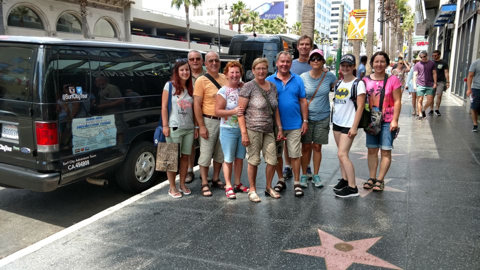 From Orange County: Hollywood and Beverly Hills Van Tour - Booking Information